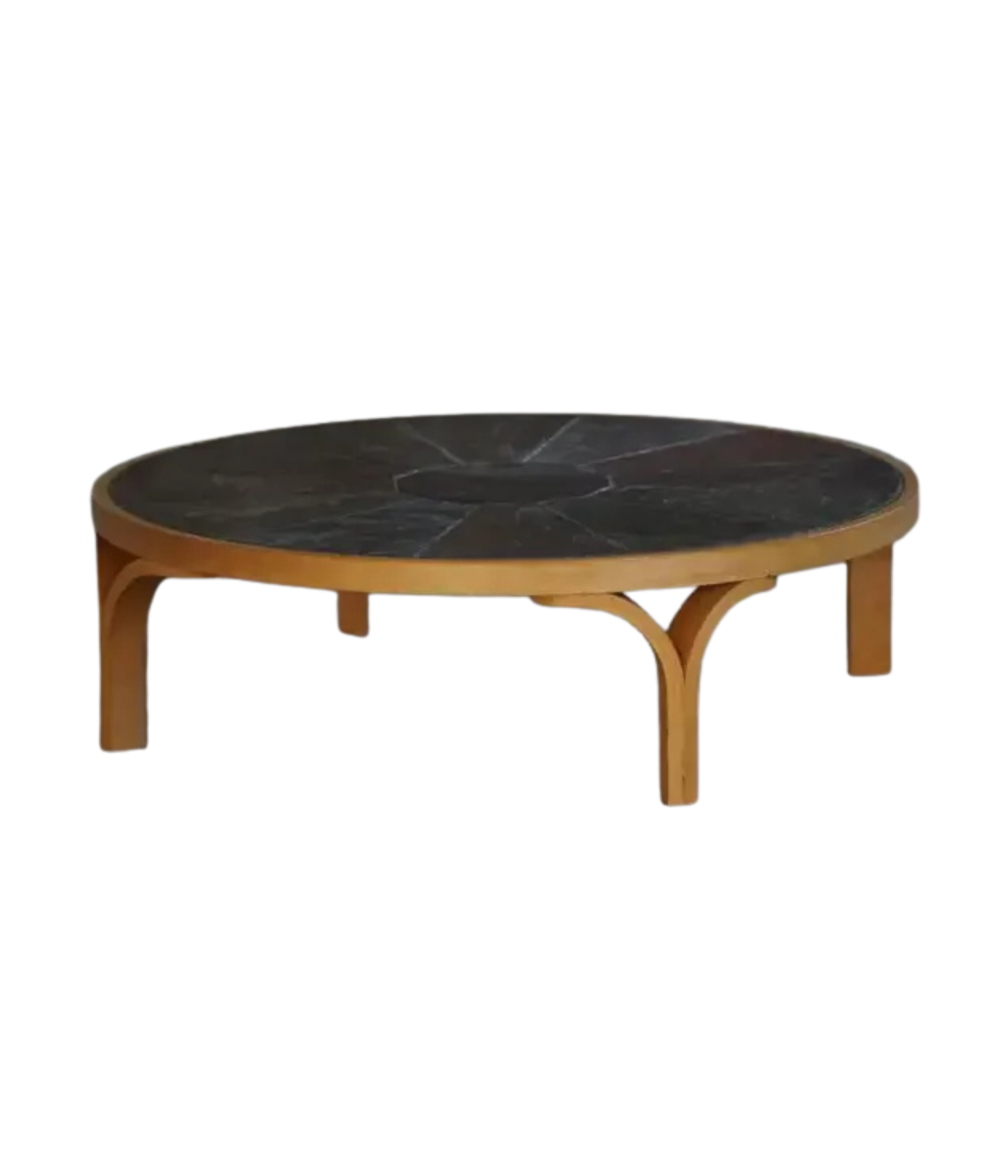 O.W._Coffee_Table_with_Ceramic_Tile_Top_and_Solid_Wood_Frame,_Denmark_1960s
