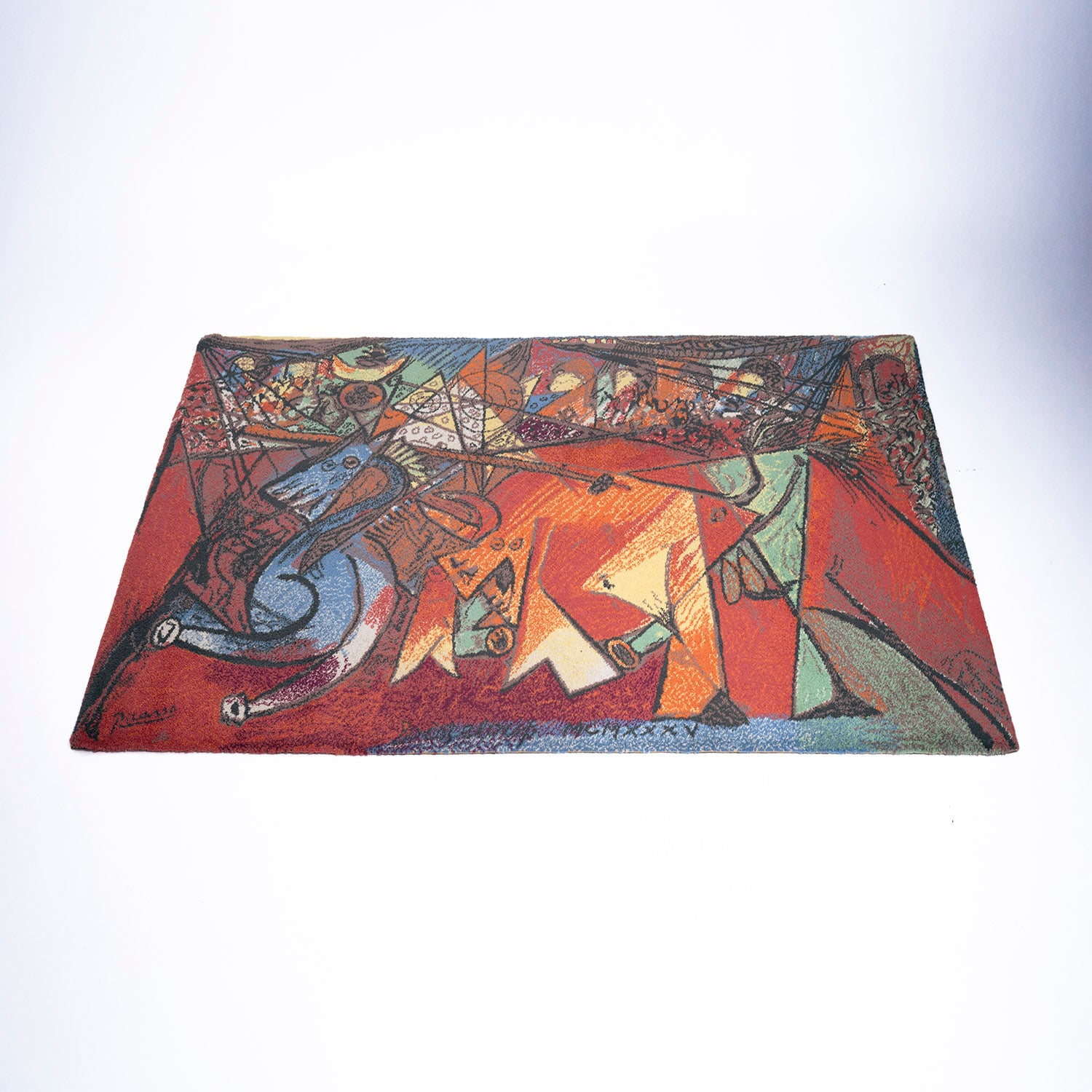 Pablo_Picasso_Run_of_the_Bulls_Wool_Rug_by_Ege_Axminster,_Danish_20th_Century_Masters_Collection,_1990s