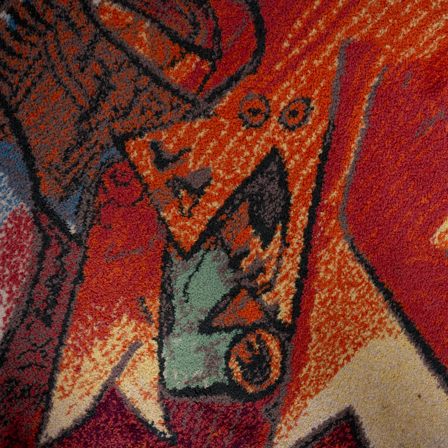 Pablo_Picasso_Run_of_the_Bulls_Wool_Rug_by_Ege_Axminster,_Danish_20th_Century_Masters_Collection,_1990s