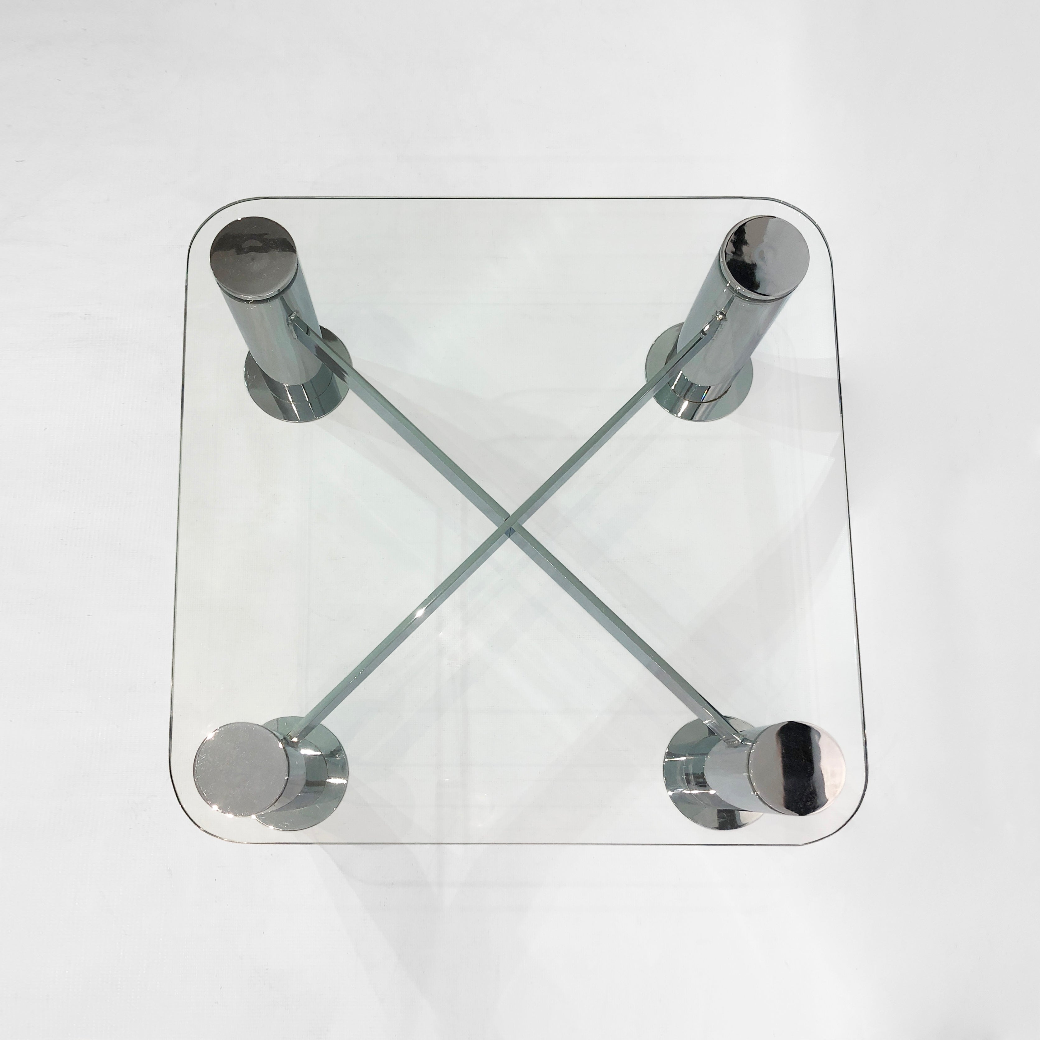 Pace_PostModern_Coffee_Table_1980s_Vintage_Leon_Rosen_Italy_Structural_Expressionism_Chrome_Glass