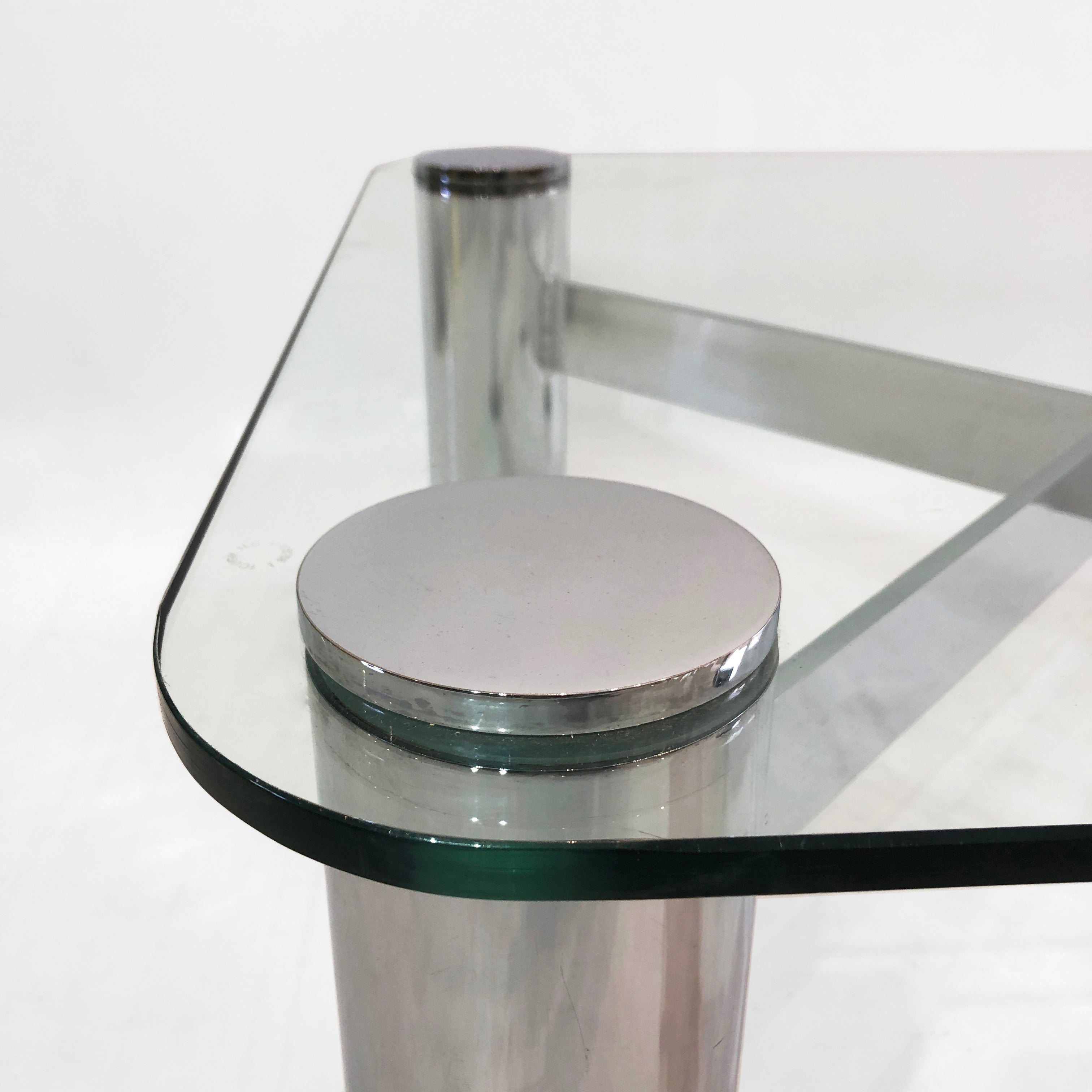 Pace_PostModern_Coffee_Table_1980s_Vintage_Leon_Rosen_Italy_Structural_Expressionism_Chrome_Glass