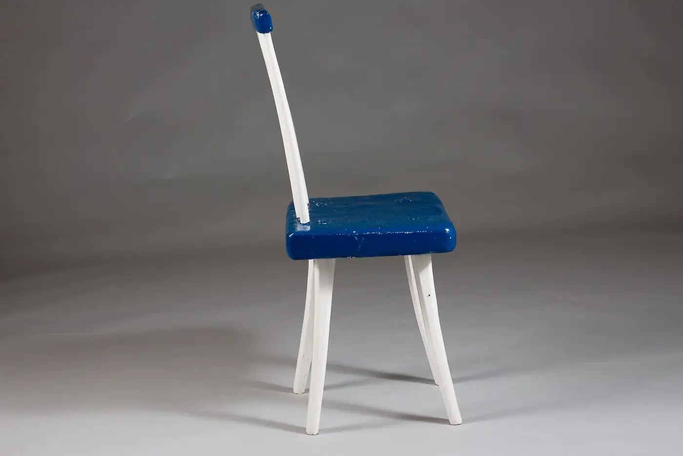 Painted_Chair_Finnish_Folk_Wood_Blue_White_Early_20th_Century_Finland
