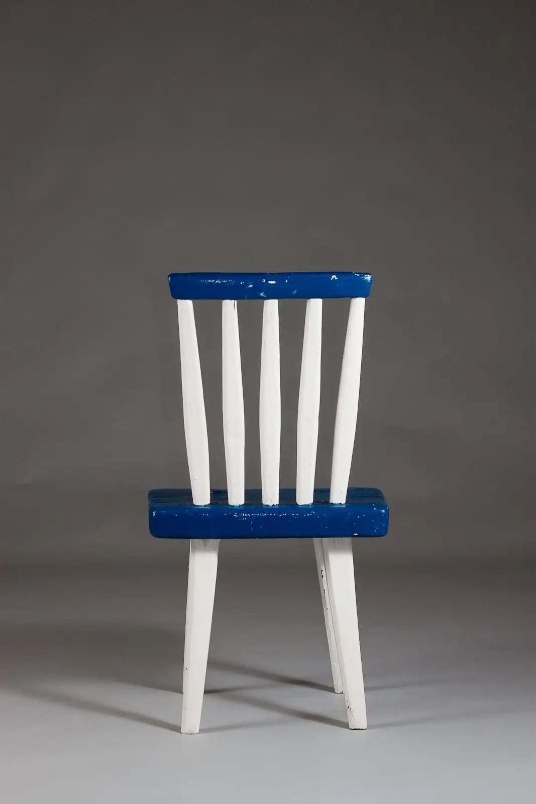 Painted_Chair_Finnish_Folk_Wood_Blue_White_Early_20th_Century_Finland