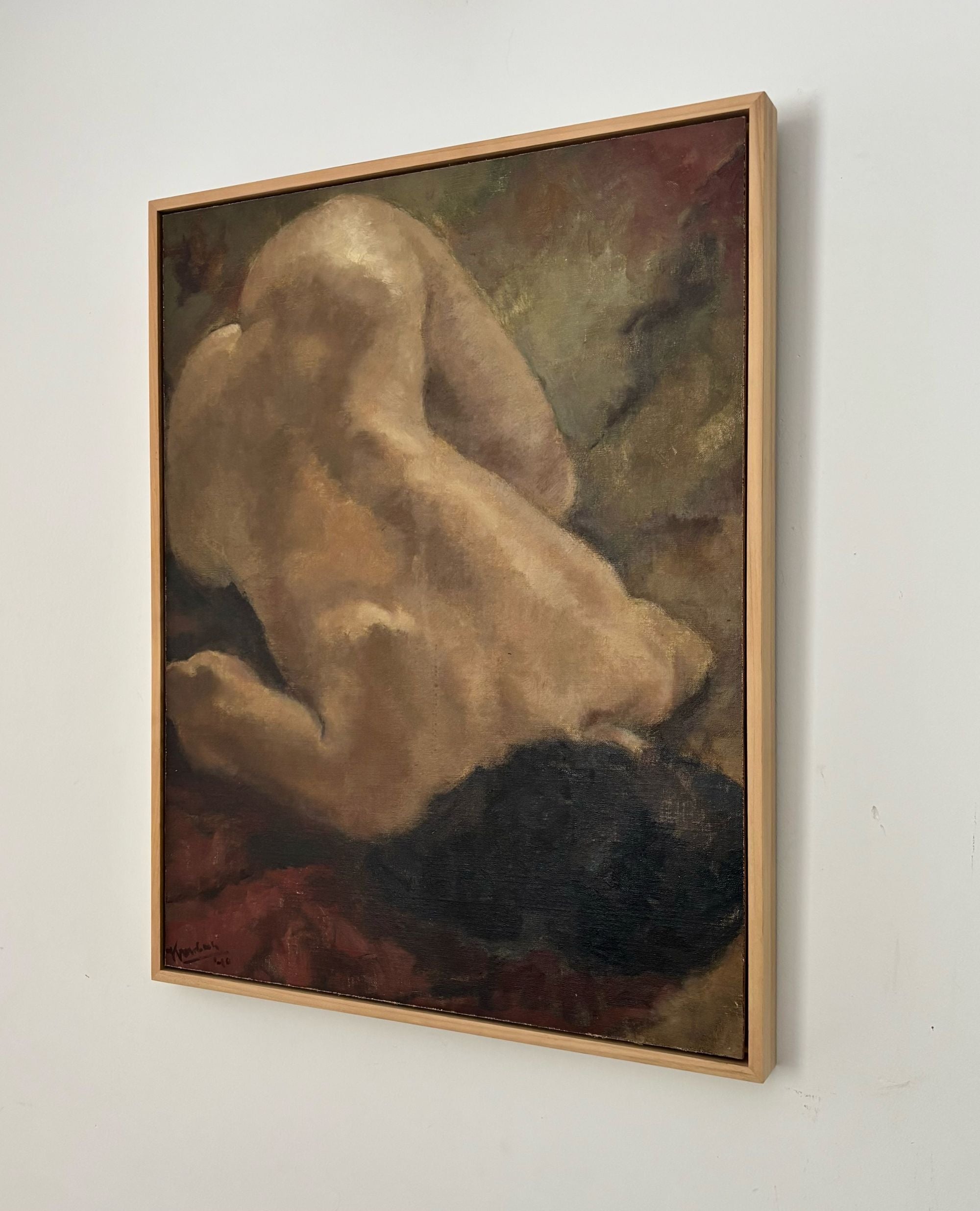 Nude_Woman_Painting_by_Klaas_II_Mobach,_Netherlands,_1940