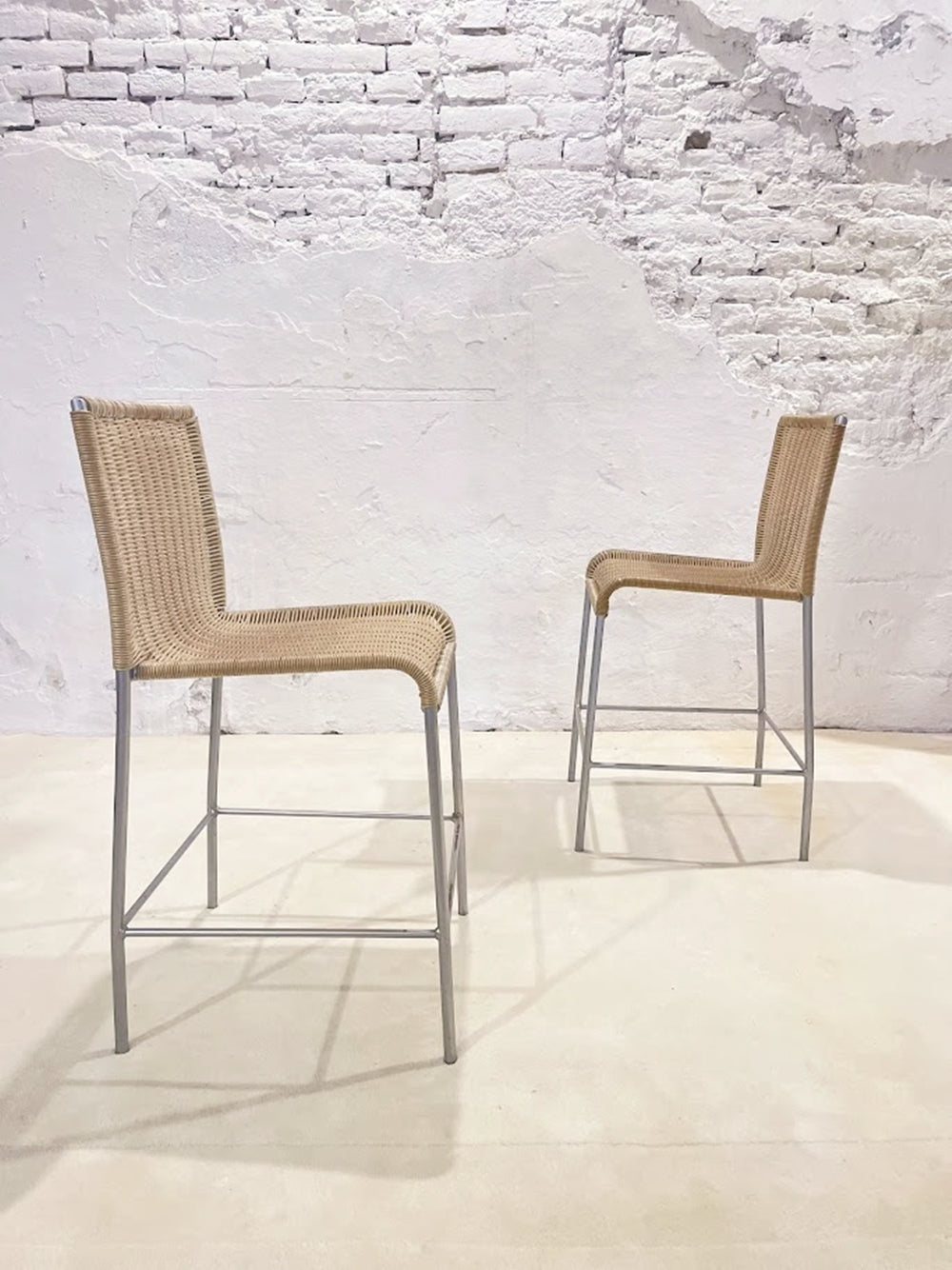 Set_of_2_“Agra”_Bar_Stools_by_Enrico_Franzolini_for_Accademia,_1990s