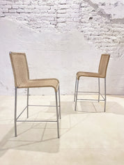 Set_of_2_“Agra”_Bar_Stools_by_Enrico_Franzolini_for_Accademia,_1990s