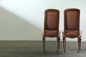 Antique_Late_Victorian_Mahogany_Parlor_Chairs_with_Original_Striped_Upholstery,_19th_Century