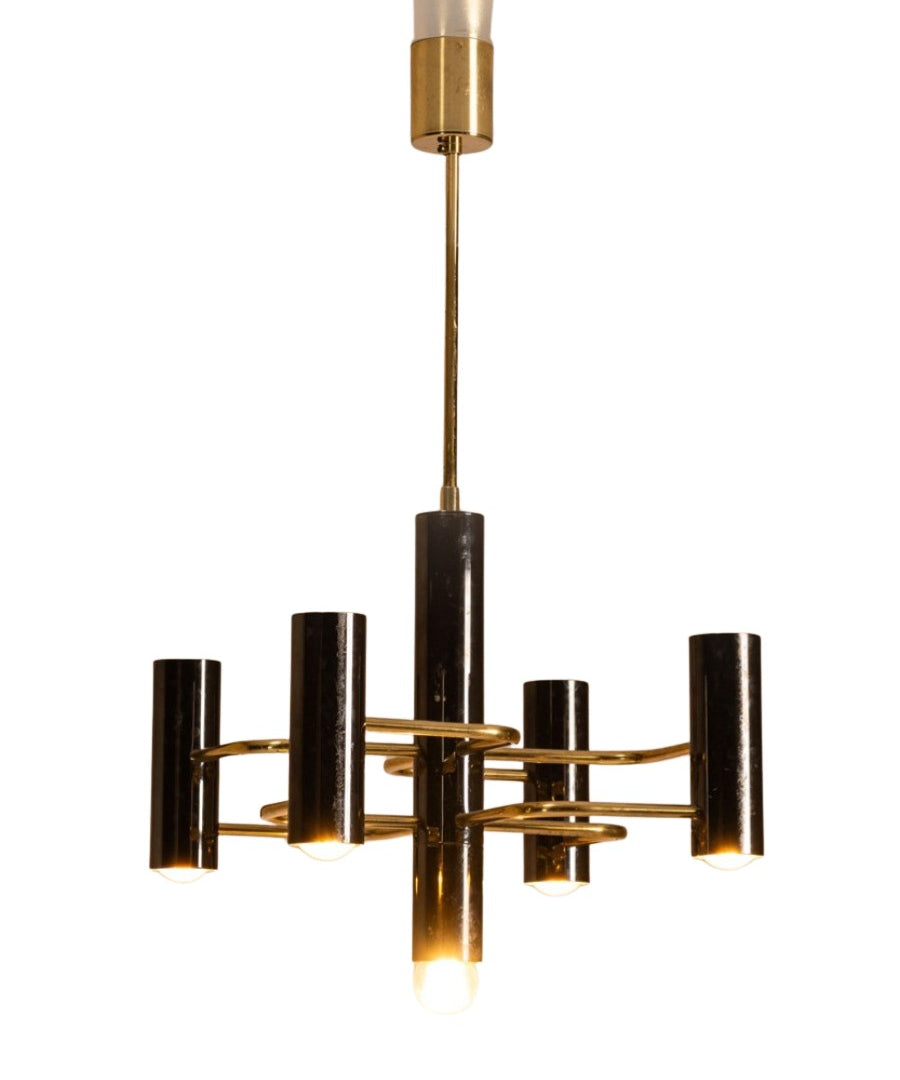 Set_of_2_Brass_and_Glass_Ceiling_Lamps_by_Gaetano_Sciolari_for_Boulanger,_1970s,_Italy