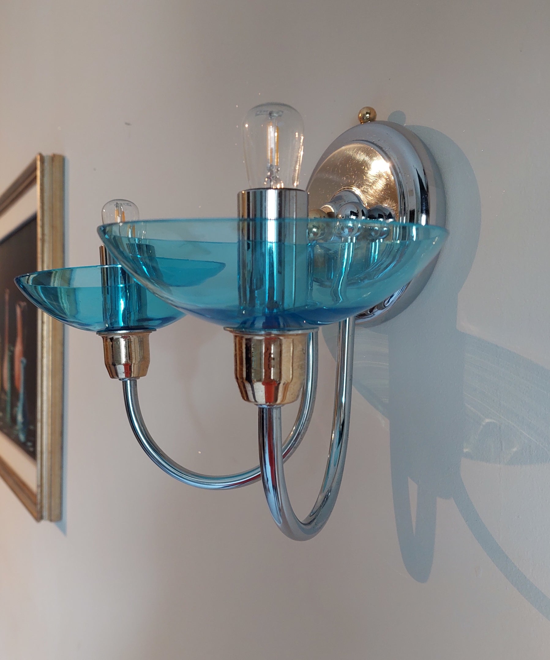 Set_of_2_Murano_Glass_Wall_Sconces_with_Chrome_and_Gold_Details,_Italy_1970s