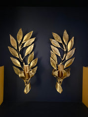 Pair_of_gilded_metal_sconces_‘Maison_FlorArt’_-_circa_1960.