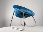 Set_of_2_Italian_Armchairs_in_Chromed_Metal_and_Blue_Velvet,_1970s