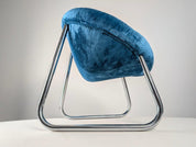 Set_of_2_Italian_Armchairs_in_Chromed_Metal_and_Blue_Velvet,_1970s