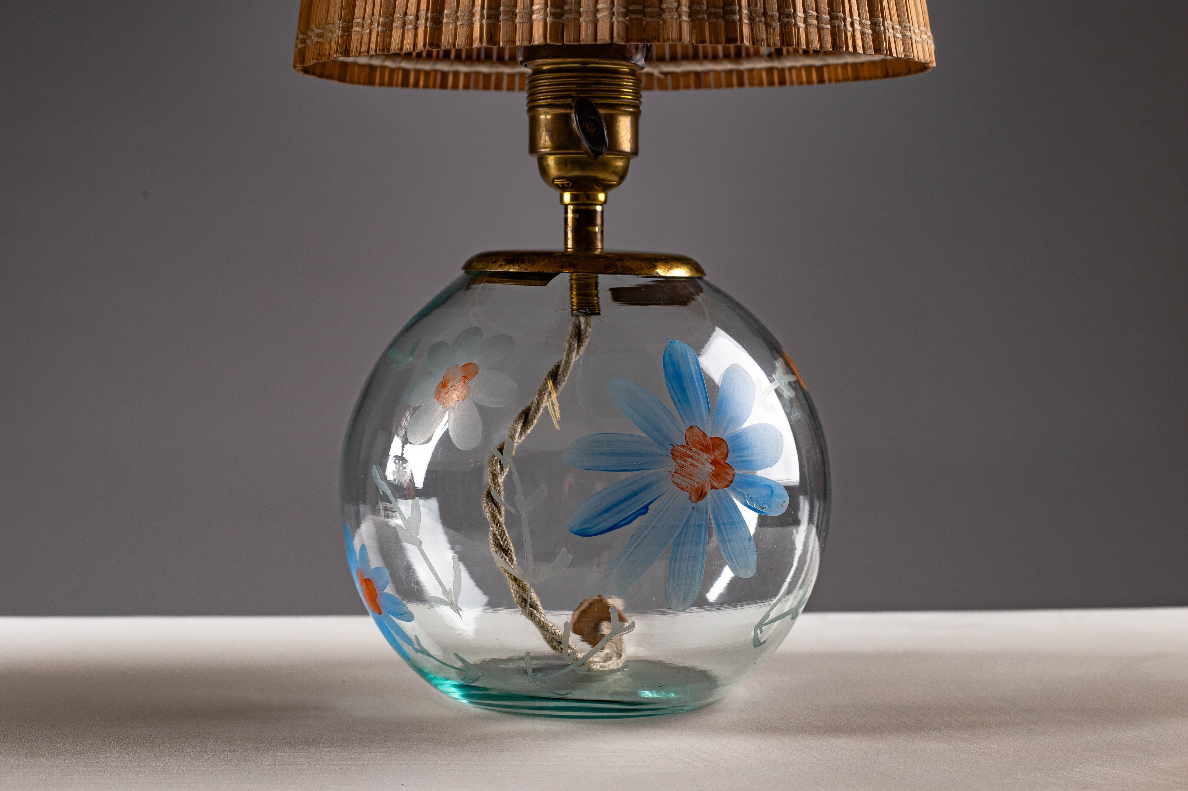 Set_of_2_Kauklahti_Glassworks_table_lamps,_Finland,_1940s