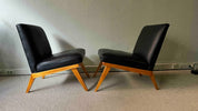 Pair_of_Low_Chair_in_the_style_of_Jens_Risom_Slipper_Chair._1950's