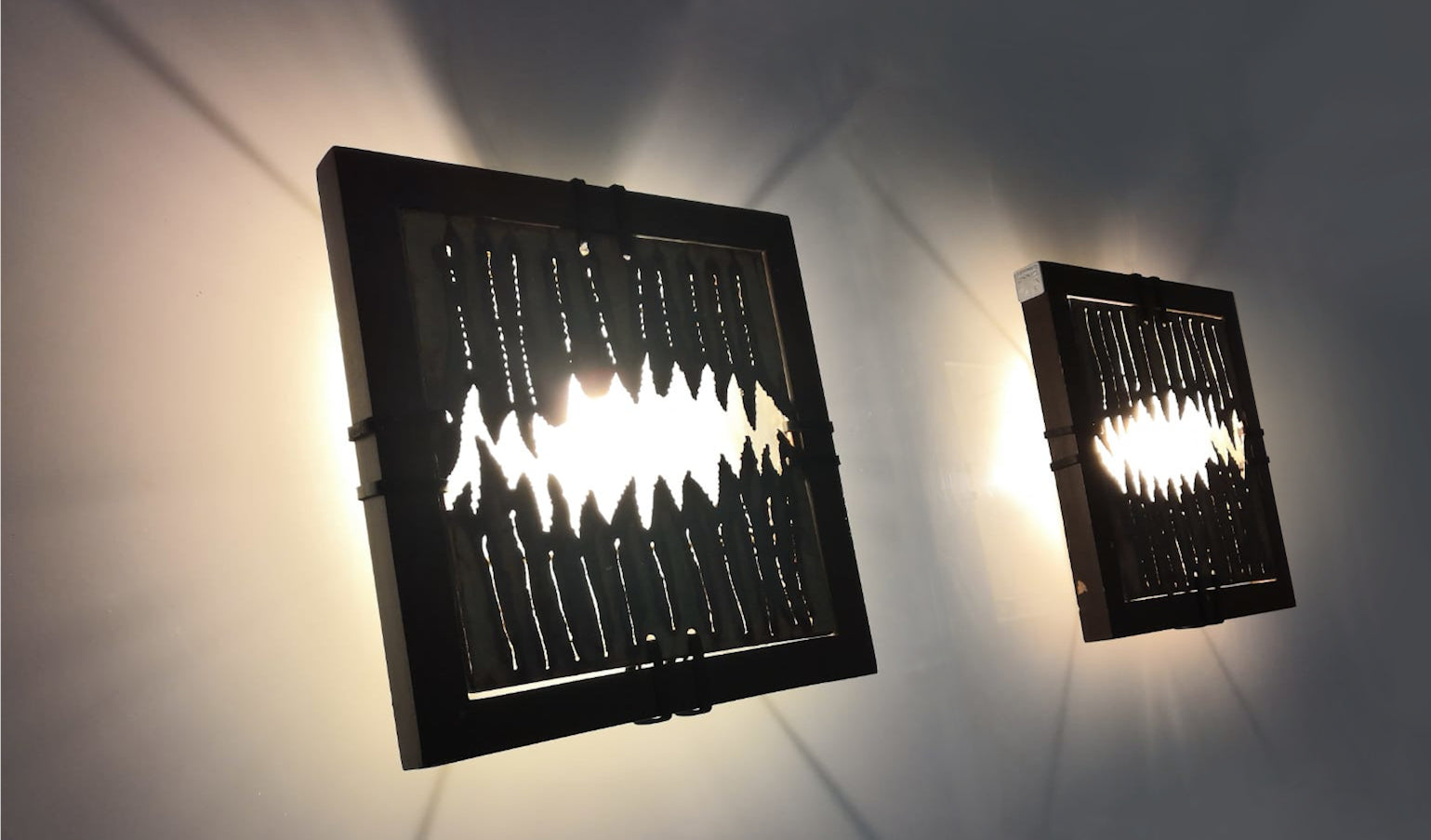 Set_of_2_Ravi_Sing_for_Lightworks_Brutalist_Wall_Sconces,_1980s