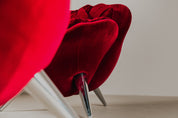 Set_of_2_Rose_Lounge_Chairs_by_Masanori_Umeda_for_Edra_in_Red_Velvet,_Italy_1990
