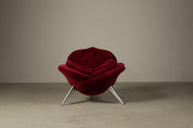 Set_of_2_Rose_Lounge_Chairs_by_Masanori_Umeda_for_Edra_in_Red_Velvet,_Italy_1990