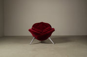 Set_of_2_Rose_Lounge_Chairs_by_Masanori_Umeda_for_Edra_in_Red_Velvet,_Italy_1990