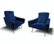 Set_of_2_Royal_Blue_Galion_Lounge_Chairs_by_Steiner_from_1950s