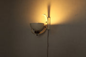 Set_of_2_French_Iron_Wall_Uplights_with_Wooden_Accents,_France,_1950s