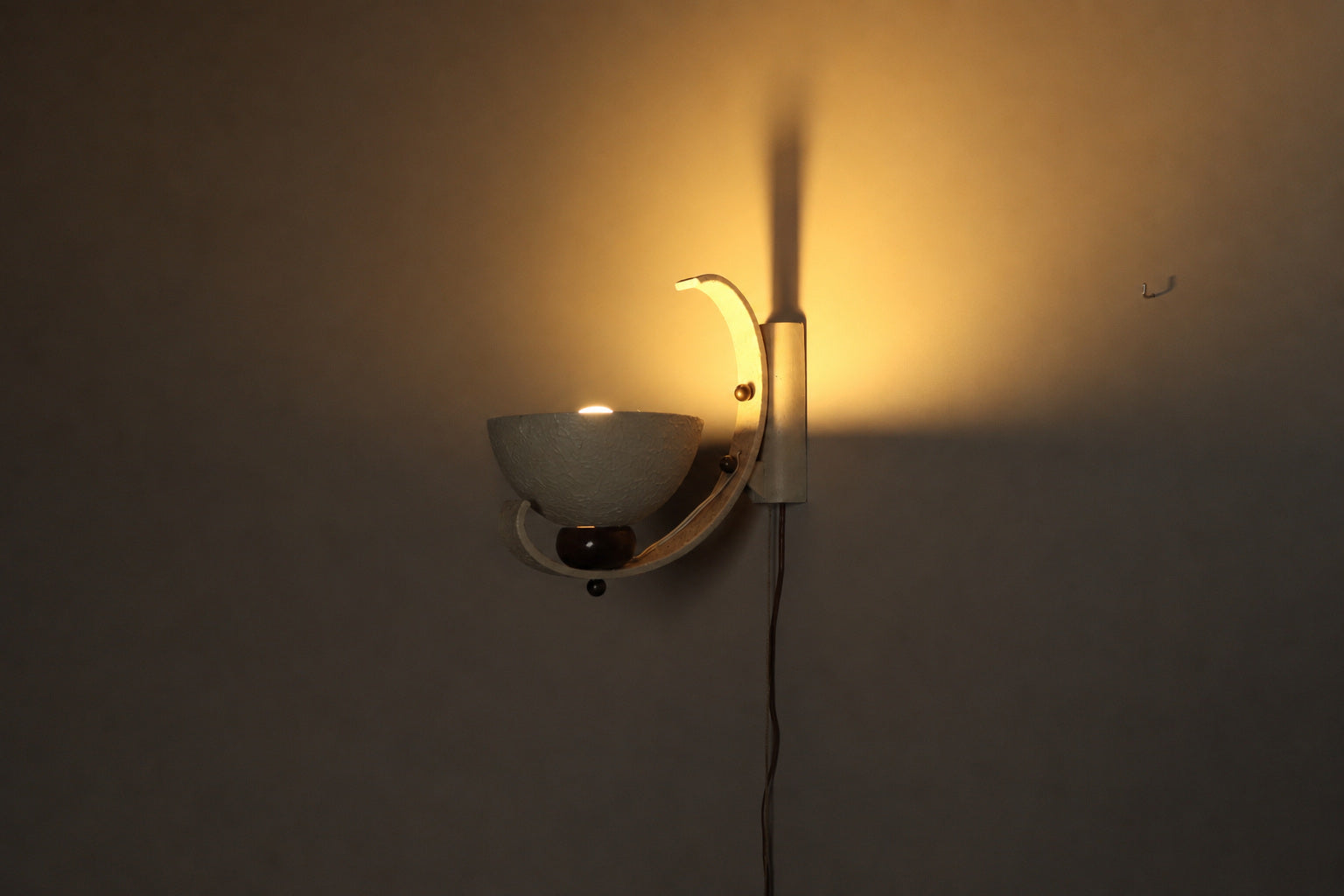 Set_of_2_French_Iron_Wall_Uplights_with_Wooden_Accents,_France,_1950s