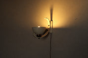 Set_of_2_French_Iron_Wall_Uplights_with_Wooden_Accents,_France,_1950s