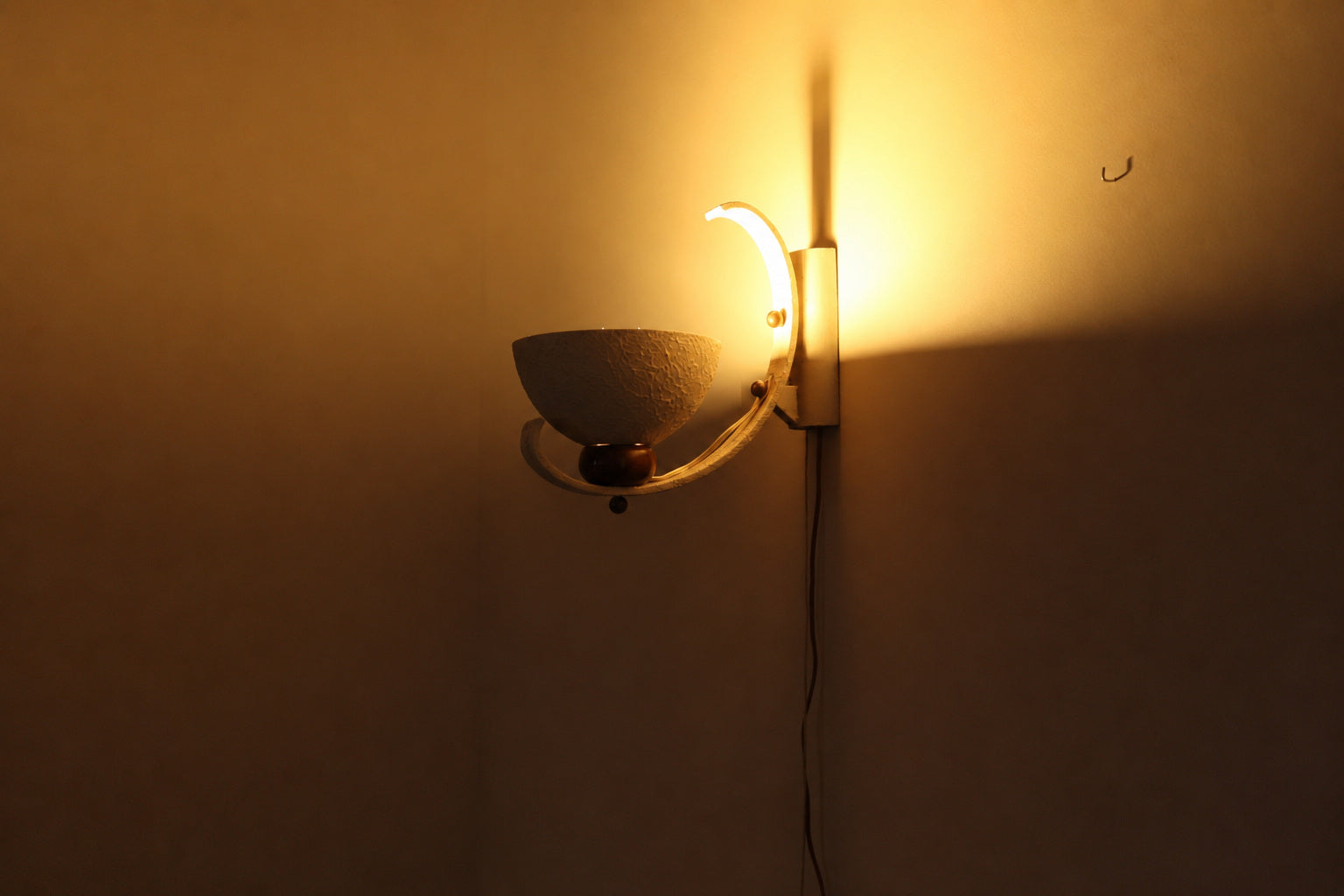 Set_of_2_French_Iron_Wall_Uplights_with_Wooden_Accents,_France,_1950s