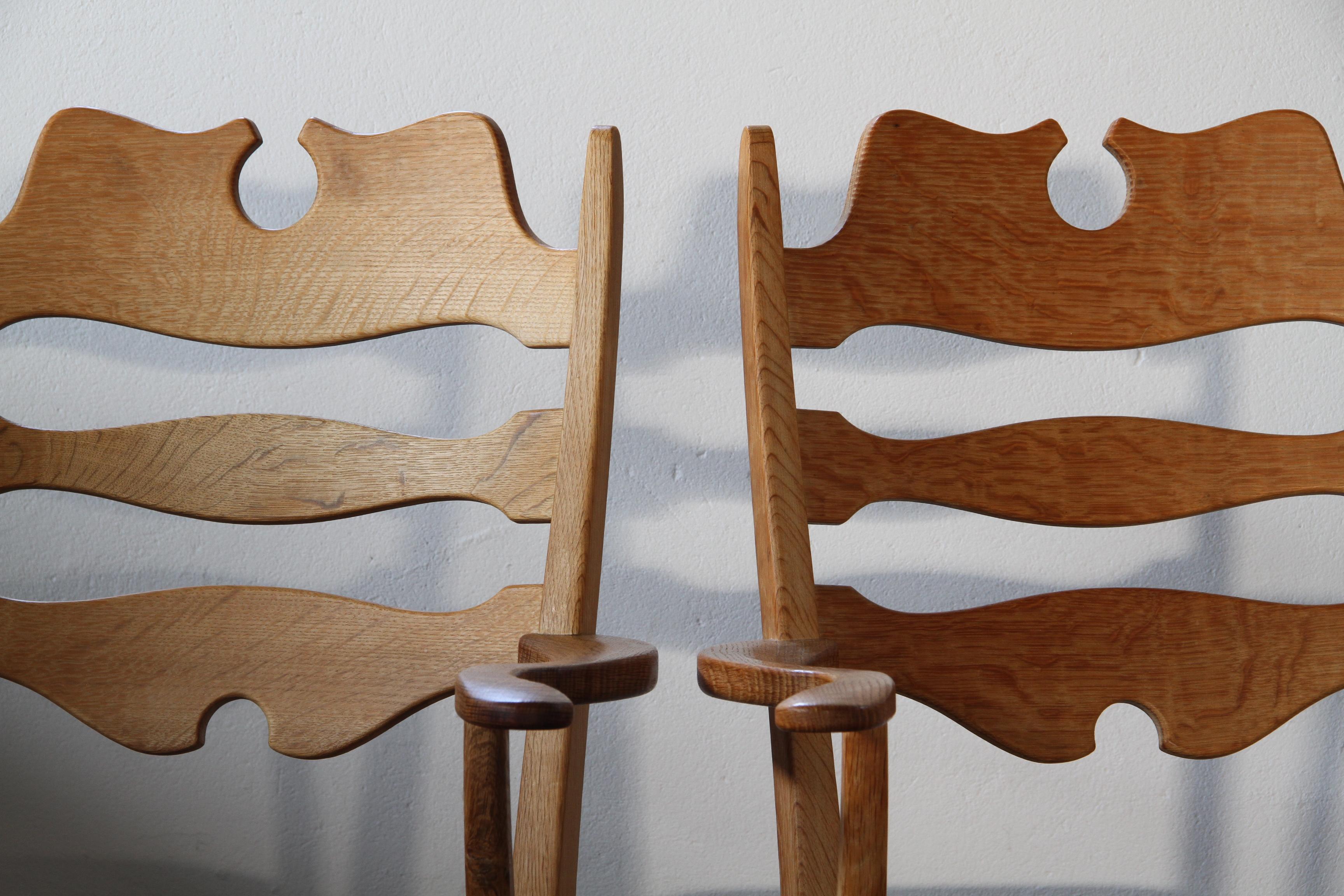 Set_of_2_Razorblade_Brutalist_Oak_Armchairs_by_Henning_Kjærnulf_for_EG_Møbler,_Denmark,_1960s