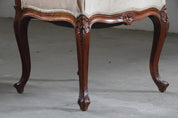 Set_of_2_Antique_Danish_Rococo_Revival_Armchairs_with_Carved_Walnut_Frames_and_Velvet_Upholstery,_19th_Century