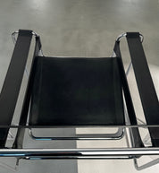Set_of_2_Marcel_Breuer_Wassily_B3_Chairs_in_Black_Leather_and_Chrome,_1970s–80s