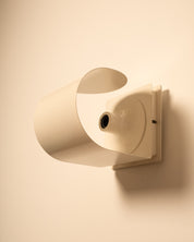 Set_of_2_Italian_White_Lacquered_Metal_Wall_Sconces,_1970s