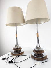 Set_of_2_wood_and_chrome_lamps_by_Laurel,_1960s