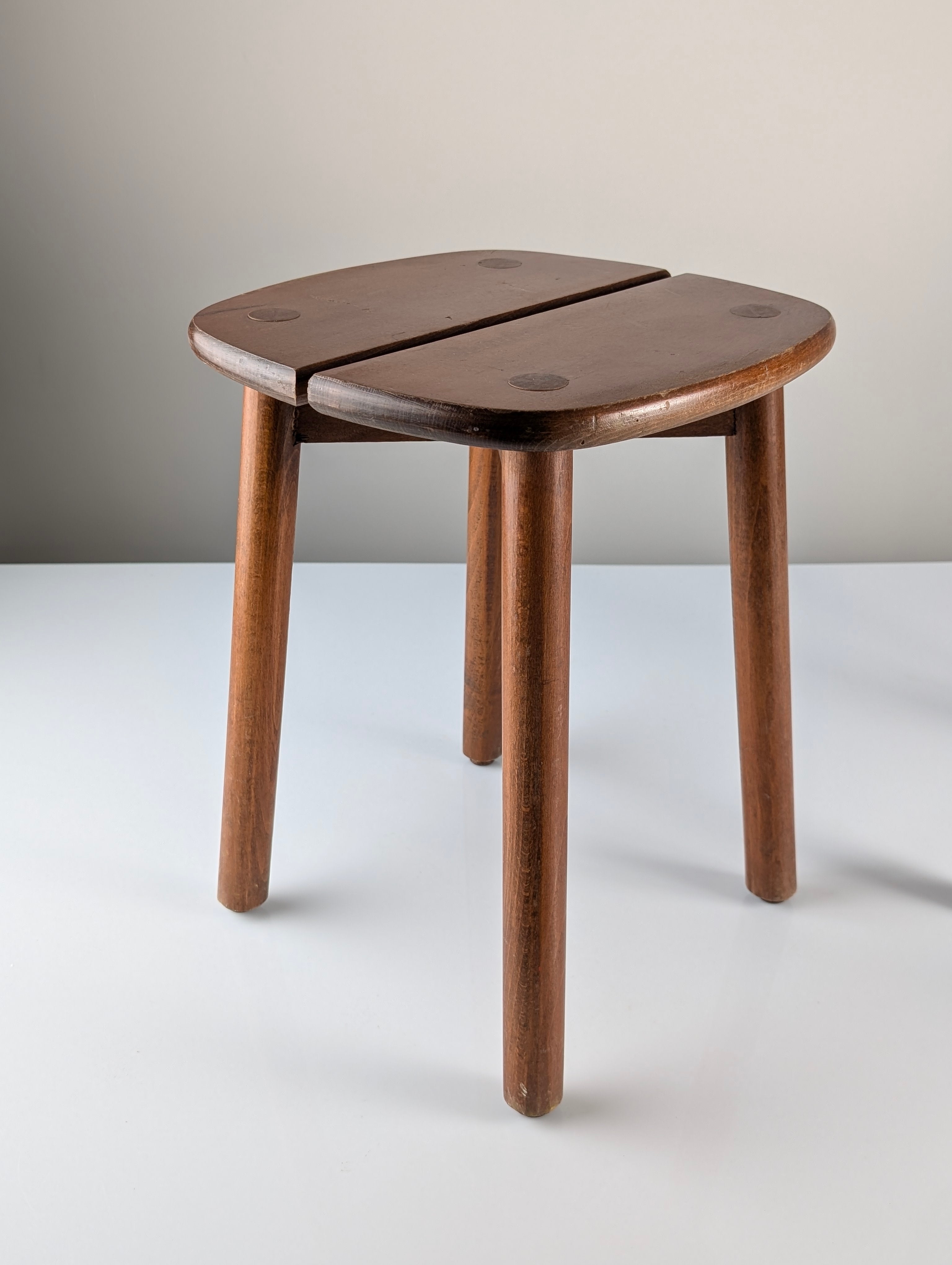 Set_of_2_Wooden_Stools_by_Pierre_Gautier-Delaye,_French_Mid_Century_Design,_1960s