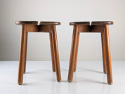 Set_of_2_Wooden_Stools_by_Pierre_Gautier-Delaye,_French_Mid_Century_Design,_1960s