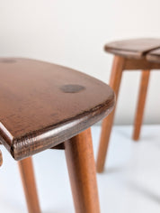 Set_of_2_Wooden_Stools_by_Pierre_Gautier-Delaye,_French_Mid_Century_Design,_1960s