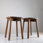 Set_of_2_Wooden_Stools_by_Pierre_Gautier-Delaye,_French_Mid_Century_Design,_1960s