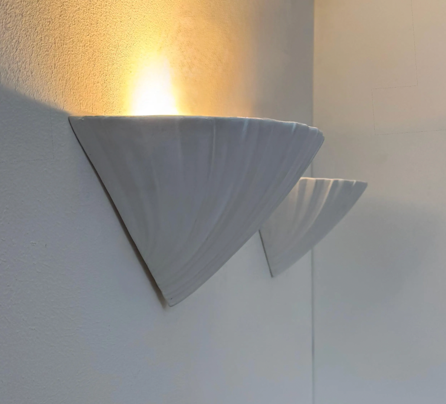Set_of_2_White_Plaster_Wall_Lights,_France,_1970s