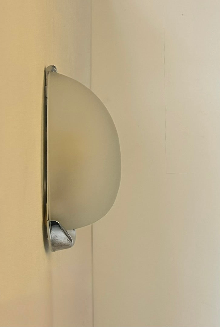 Set_of_2_French_Chrome_and_Sandblasted_Glass_Water_Drop_Wall_Sconces,_1980s