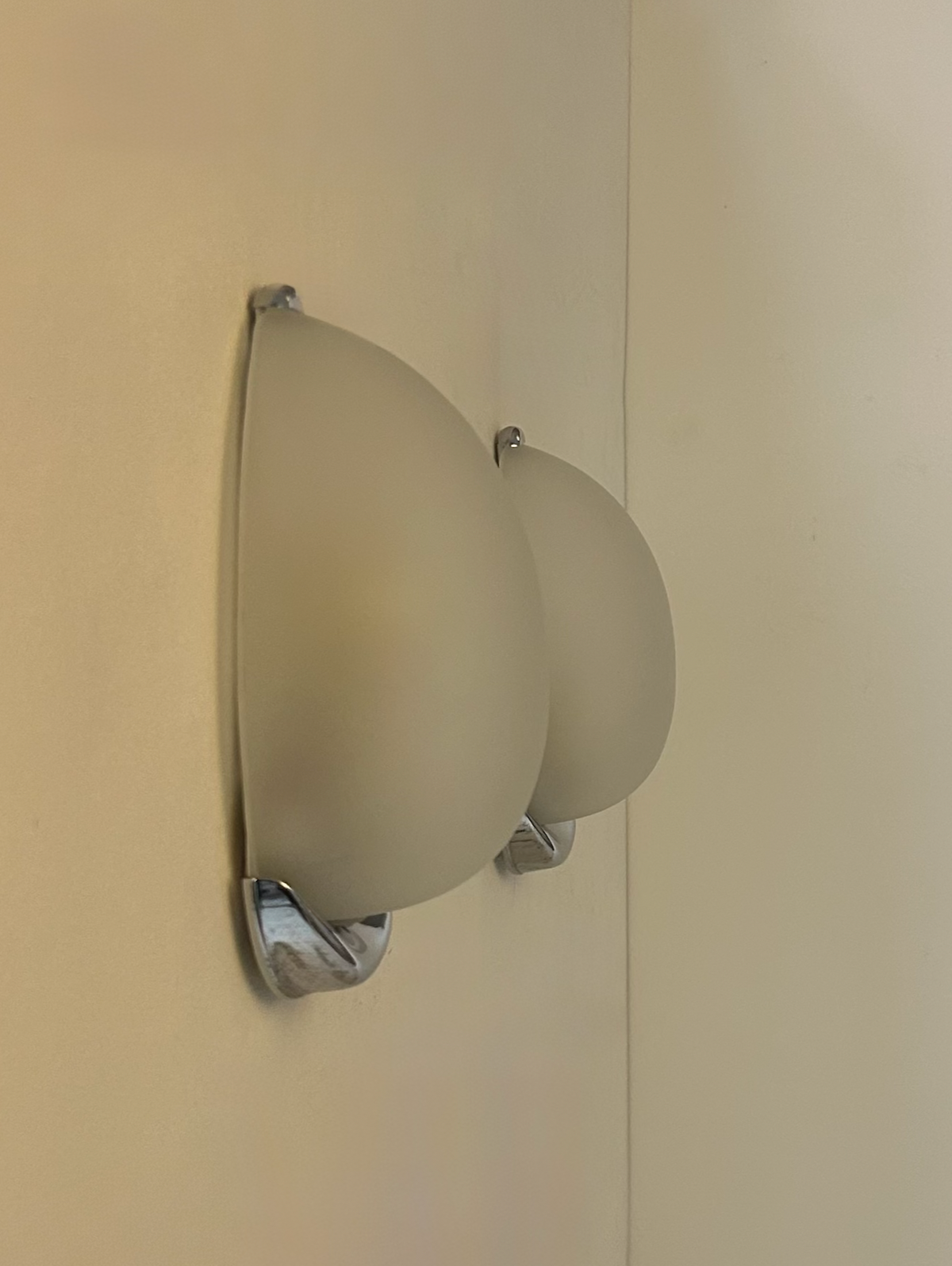 Set_of_2_French_Chrome_and_Sandblasted_Glass_Water_Drop_Wall_Sconces,_1980s