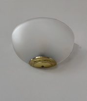 Set_of_2_Brass_and_Frosted_Glass_Wall_Lights,_France,_1970s