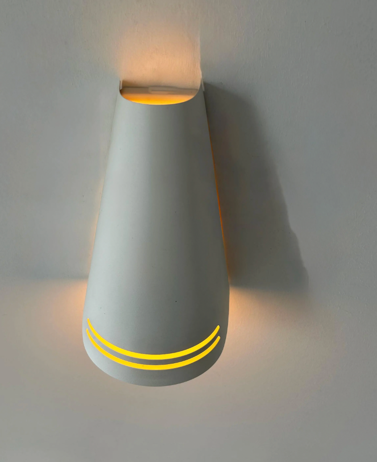 Set_of_2_Dutch_Matte_White_Metal_Up_and_Down_Wall_Sconces,_1980s