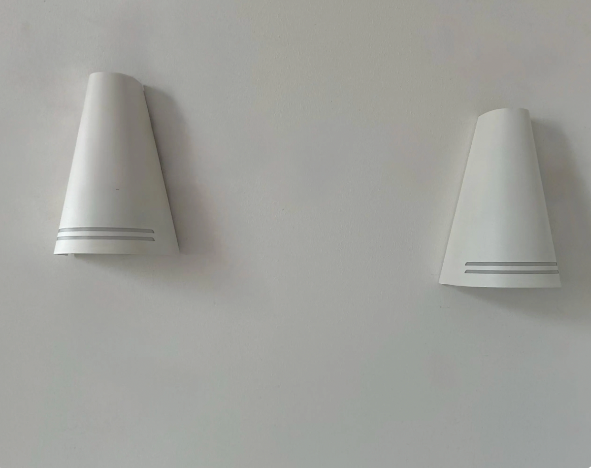 Set_of_2_Dutch_Matte_White_Metal_Up_and_Down_Wall_Sconces,_1980s