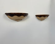 Pair_of_French_Beige_and_Brown_Enamelled_Porcelain_Wall_Sconces,_Vintage_Wall_Lights,_1960s