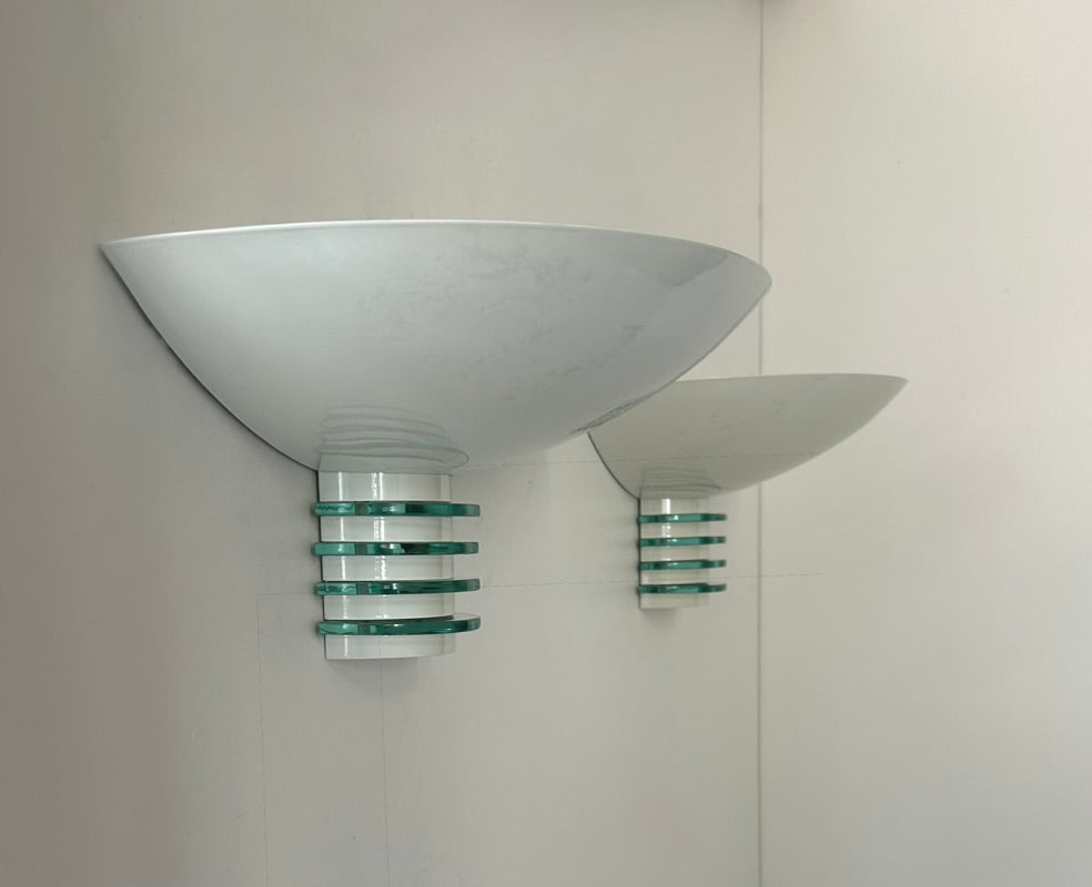 Set_of_2_White_Lacquered_Metal_and_Glass_Wall_Lights,_France,_1970s