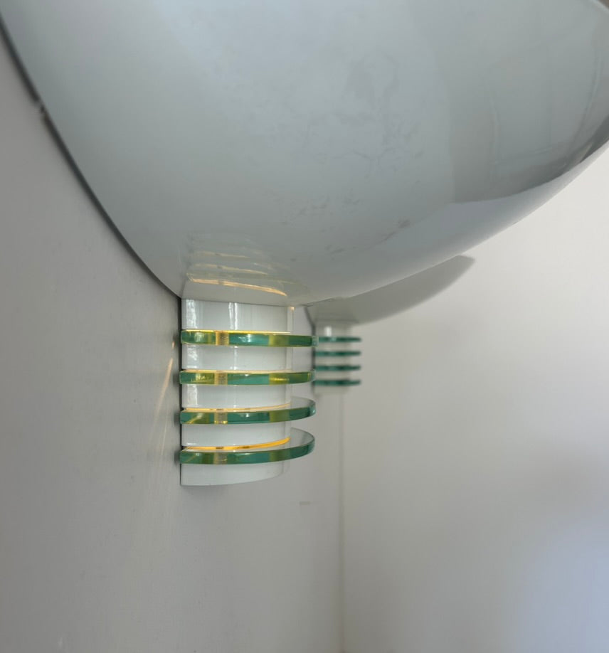 Set_of_2_White_Lacquered_Metal_and_Glass_Wall_Lights,_France,_1970s