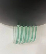 Set_of_2_French_Postmodern_Black_Metal_and_Sandblasted_Glass_Wall_Sconces,_1980s