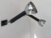 Set_of_2_French_Adjustable_Chrome_and_Matte_Black_Metal_Wall_Sconces,_1960s