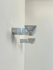 Set_of_2_French_Chrome_and_Sandblasted_Glass_Wall_Sconces,_Vintage_Indirect_Wall_Lights,_1980s