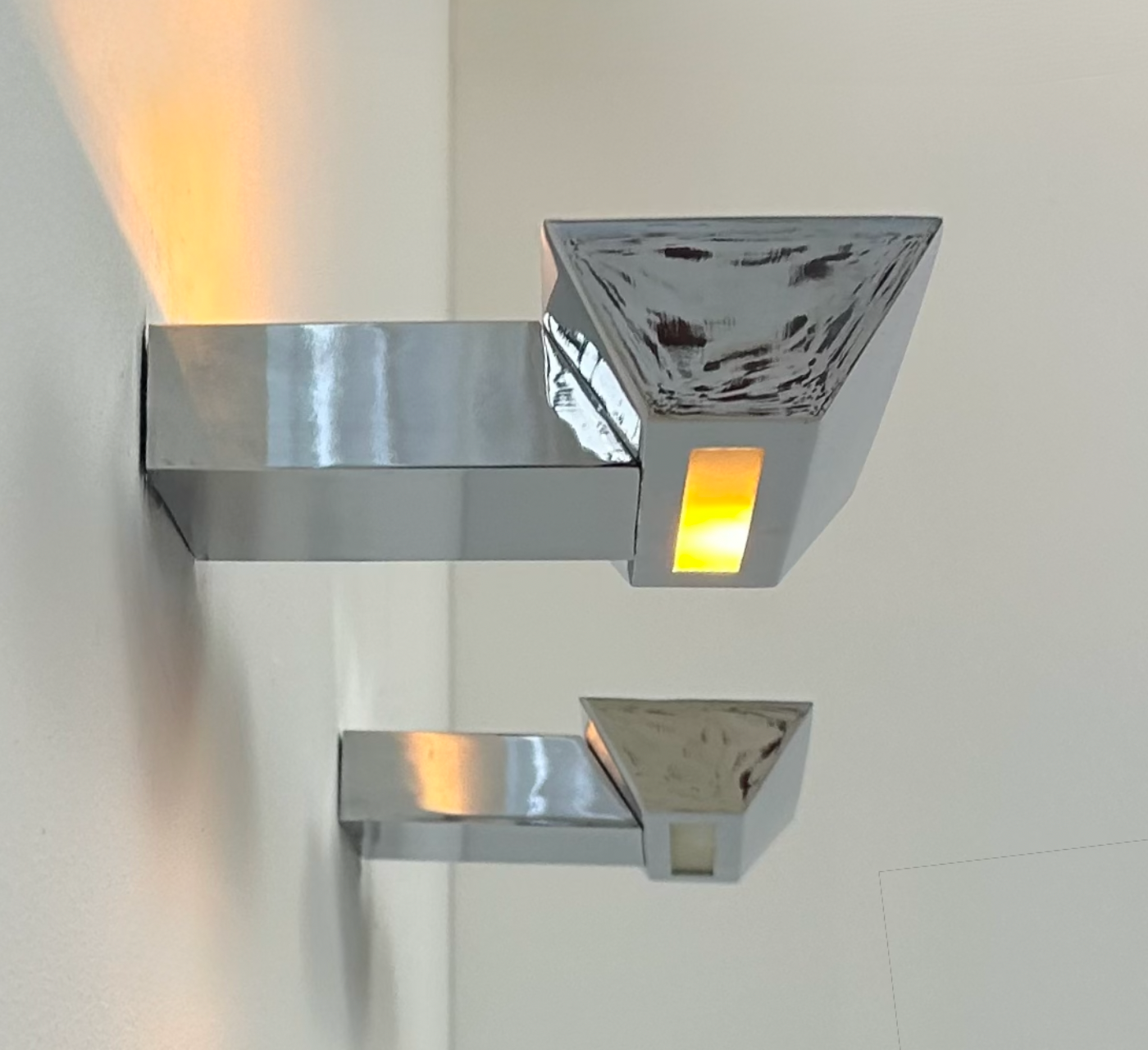 Set_of_2_French_Chrome_and_Sandblasted_Glass_Wall_Sconces,_Vintage_Indirect_Wall_Lights,_1980s