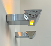 Set_of_2_French_Chrome_and_Sandblasted_Glass_Wall_Sconces,_Vintage_Indirect_Wall_Lights,_1980s